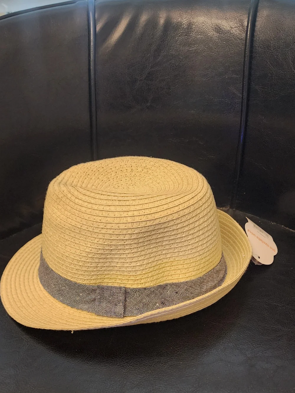 TB Fedora Hat with Gray Band